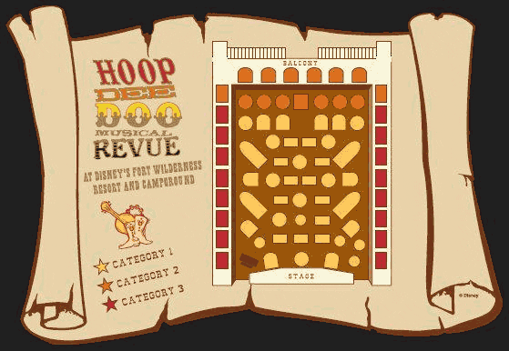 Hoop-Dee Doo Revue Seating Chart